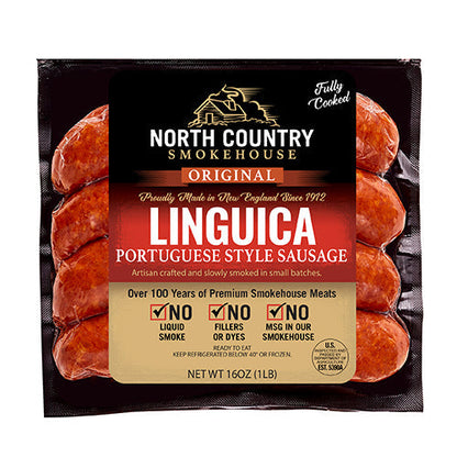Wholesale North Country Smokehouse Sausage Linguica North Country 10lb- Bulk