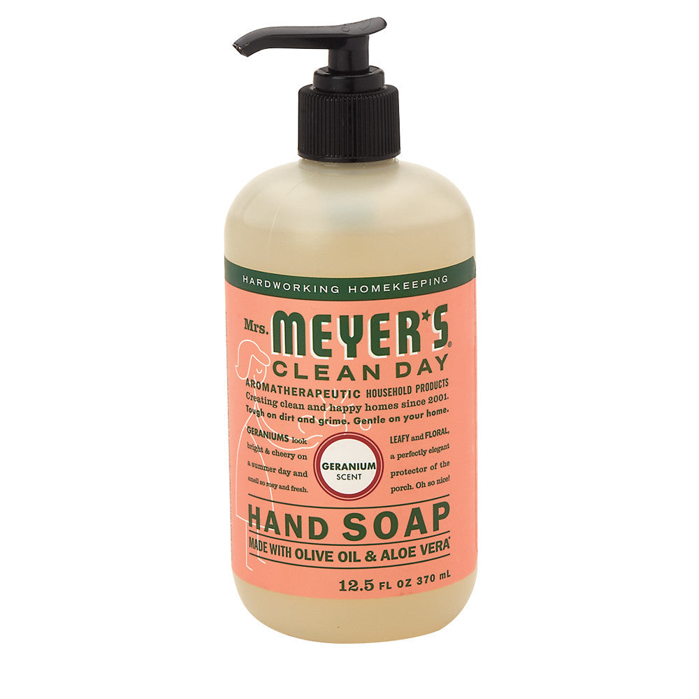 Wholesale Mrs. Meyer'S Geranium Liquid Hand Soap 12.5 Oz Pump Bottle- Bulk