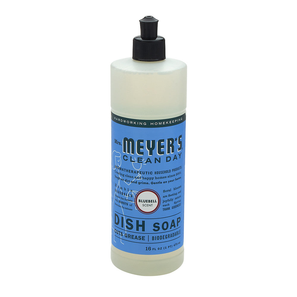 Wholesale Mrs. Meyer'S Bluebell Liquid Dish Soap 16 Oz Bottle- Bulk