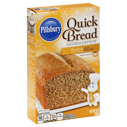 Wholesale Pillsbury Case Quick Banana Bread Mix- Bulk