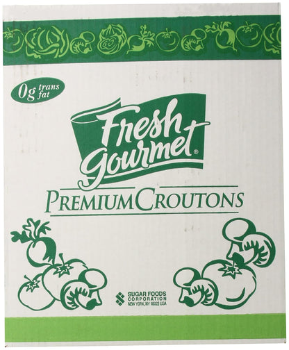 Wholesale Fresh Gourmet Case Seasoned Crouton Cubes- Bulk