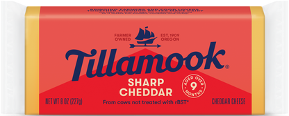 Wholesale Tillamook Sharp Bar 8Oz- Bulk