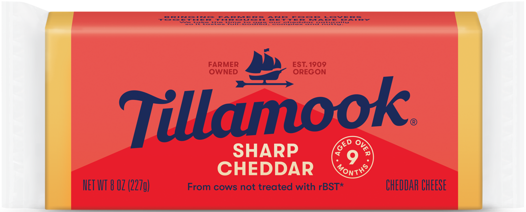 Wholesale Tillamook Sharp Bar 8Oz- Bulk
