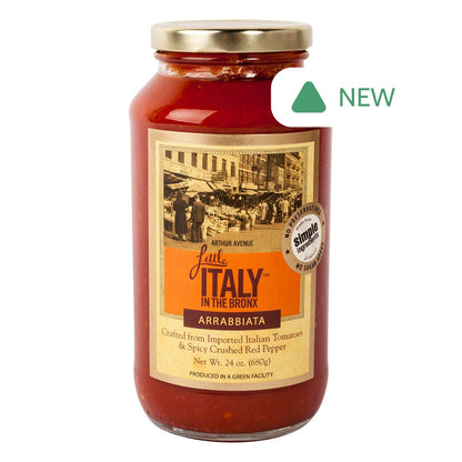 Wholesale Little Italy In The Bronx Arrabbiata Sauce 24 Oz Jar- Bulk