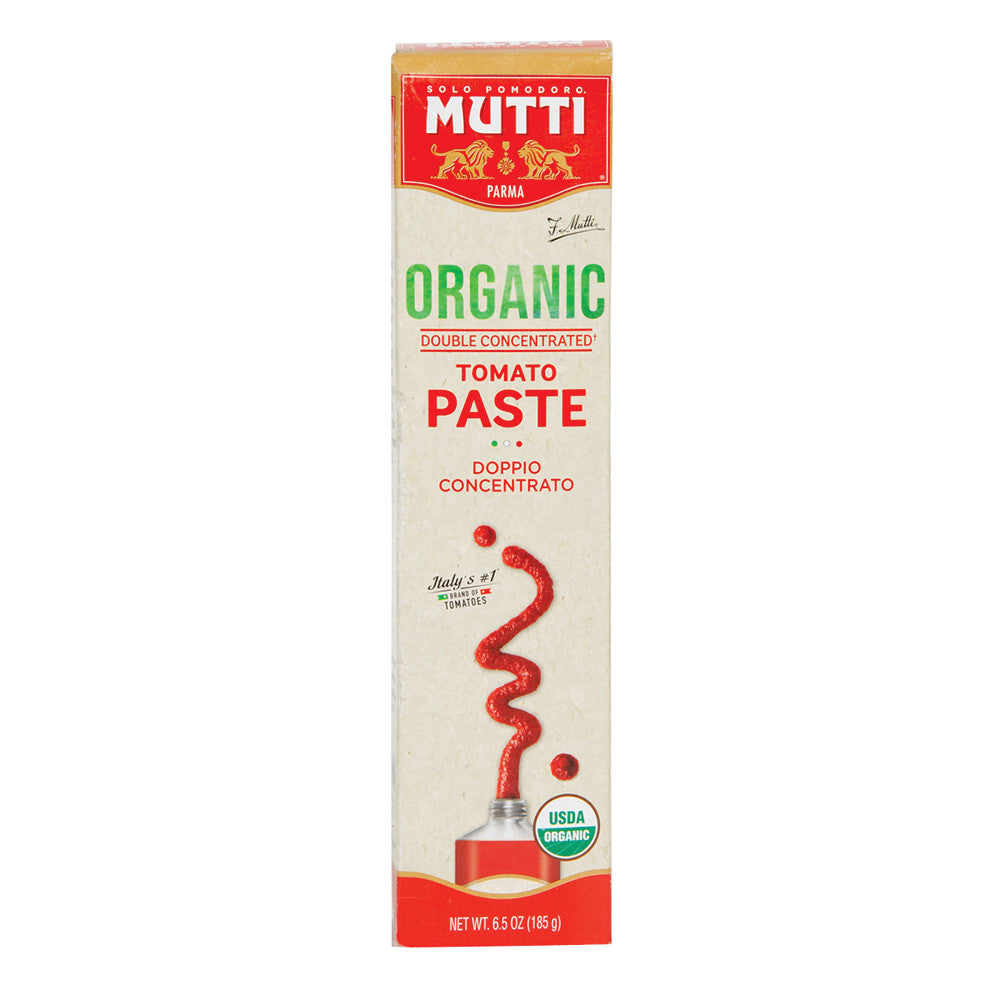 Mutti Organic Double Concentrated Tomato Paste 6.5 Oz Box