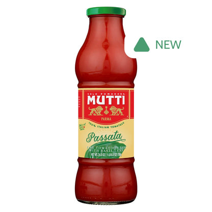 Wholesale Mutti Tomato Puree With Basil Passatta 24.5 Oz Jar- Bulk