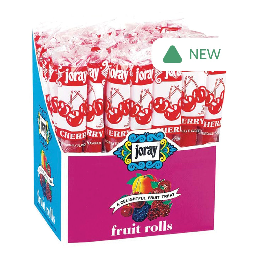 Wholesale Joray Cherry Fruit Rolls 0.75 Oz- Bulk