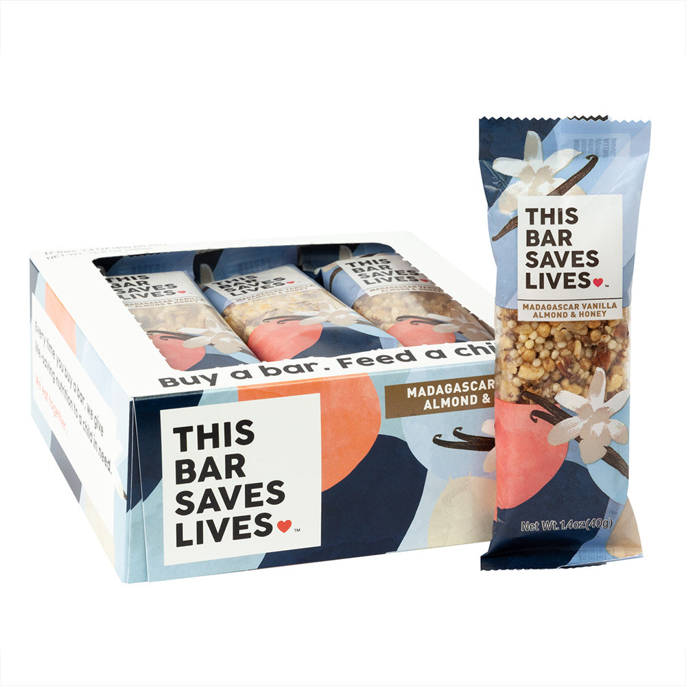 Wholesale This Bar Saves Lives Vanilla Almond 1.4 Oz- Bulk