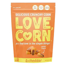 Wholesale Love Corn - Cheddar Pouch - 4Oz- Bulk