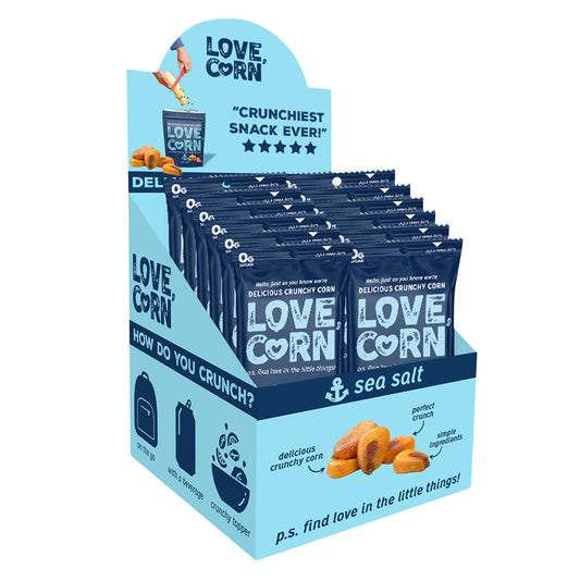 Wholesale Love Corn Snack Tube Sea Salt 1 Oz- Bulk