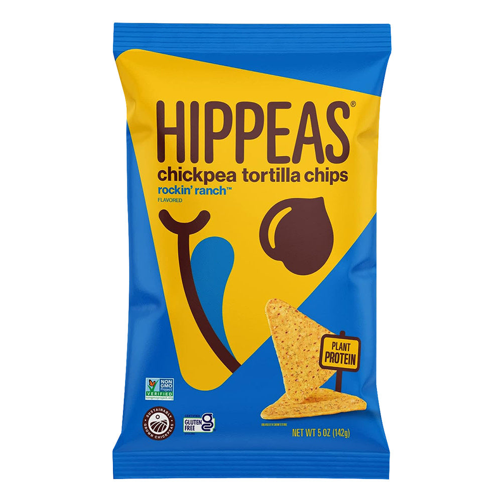 Hippeas Chickpea Tortilla Chip Rockin Ranch 5 Oz Bag