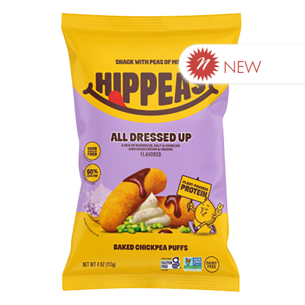 Wholesale Hippeas - Chickpea Puffs - All Dressed - 4Oz- Bulk