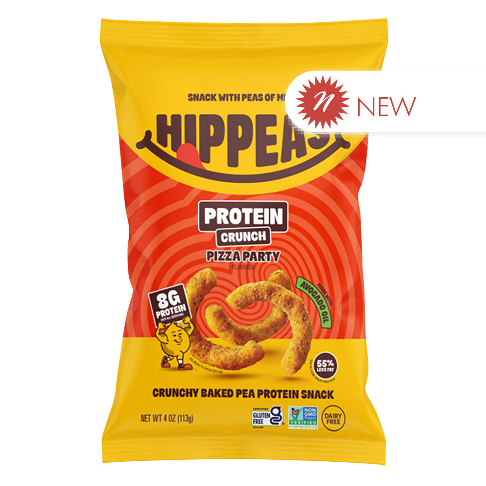 Wholesale Hippeas - Protein Crunch - Pizza - 4Oz- Bulk