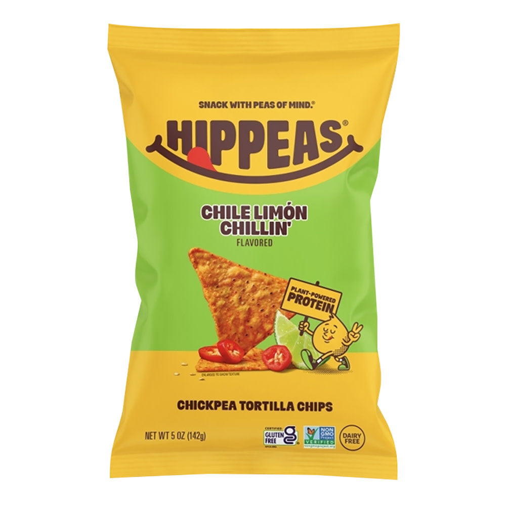 Wholesale Hippeas - Tortilla Chips - Ch Limon Chillin - 5Oz - Pk6- Bulk
