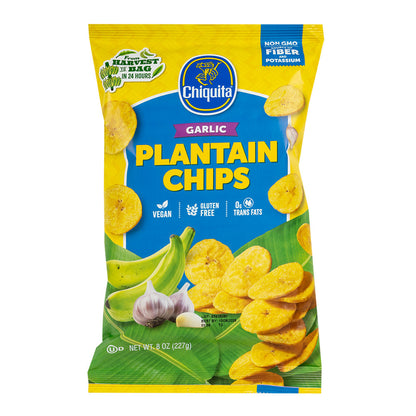 Wholesale Chiquita - Plantain Chips - Garlic - 8Oz- Bulk