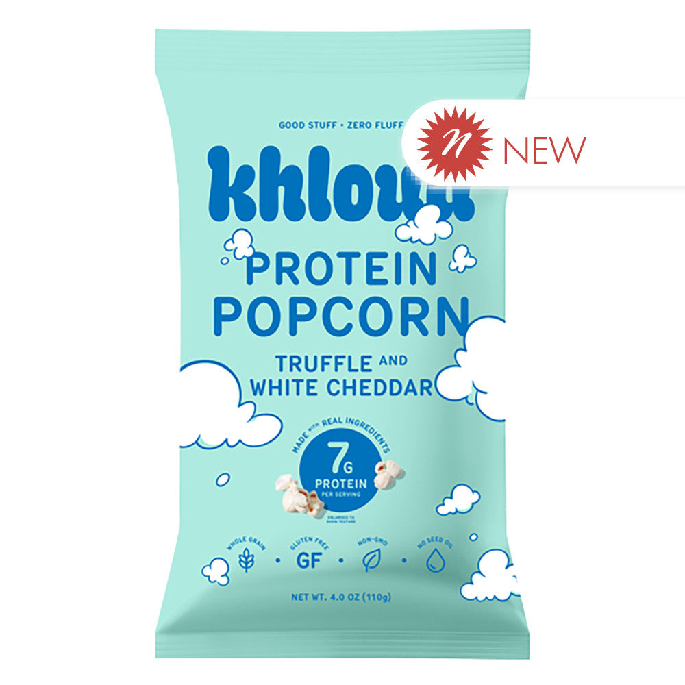 Wholesale Khloud - Protein Popcorn Tru Wht Cheddar - 4Oz- Bulk