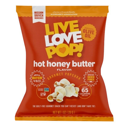 Wholesale Live Love Pop Hot Honey Butter Popcorn- Bulk