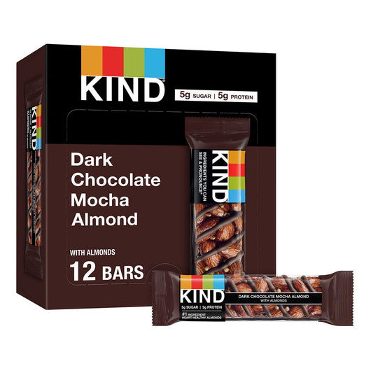 Wholesale Kind Dark Chocolate Mocha Almond 1.4 Oz Bar- Bulk