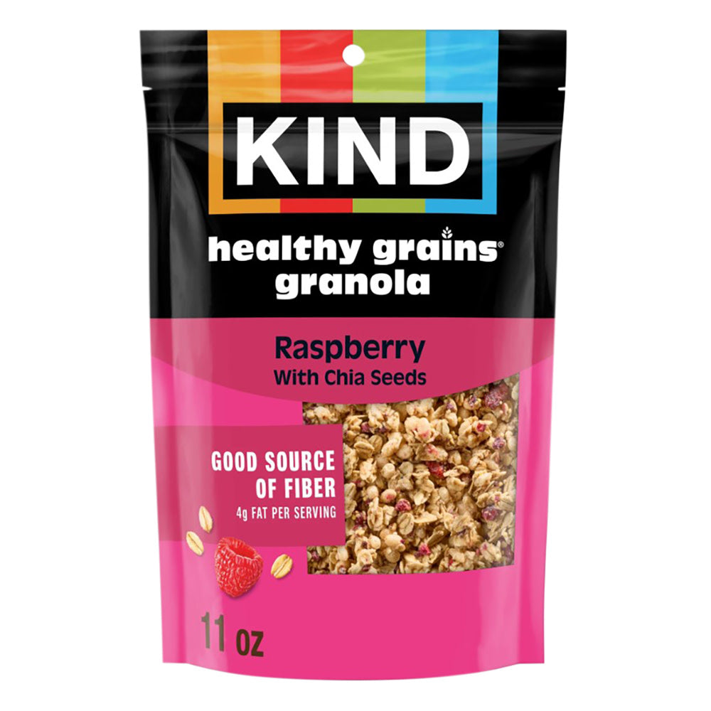Wholesale Kind Granola Raspberry Clusters With Chia Seed 11 Oz Pouch- Bulk