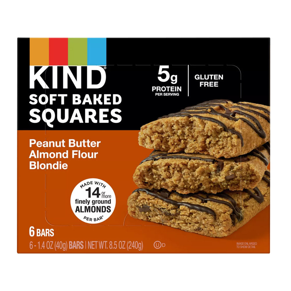 Wholesale Kind Peanut Butter Almond Flour Blondie 1.4 Oz Bar 6 Count Box- Bulk