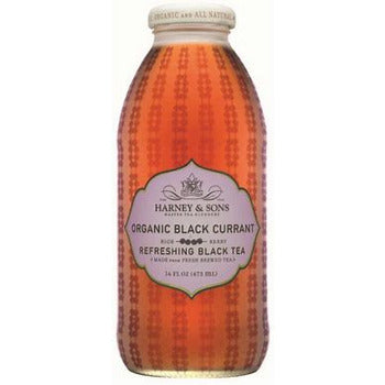 Wholesale Harney & Sons Bottled Organic Black Currant Iced Tea 16oz- Bulk