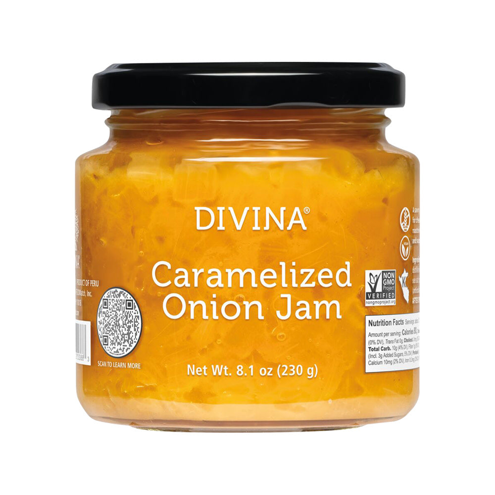 Wholesale Divina Caramelized Onion Jam 7.6 Oz Jar- Bulk