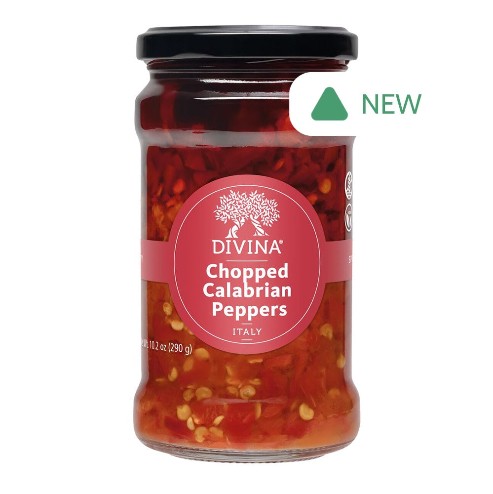 Wholesale Divina Calabrian Peppers 10.6 Oz Jar- Bulk
