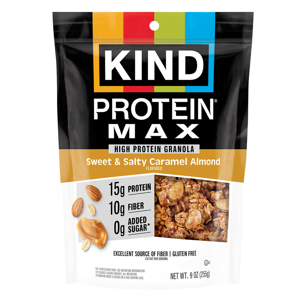 Wholesale Kind - Protein Granola Caramel Almond - 9Oz- Bulk