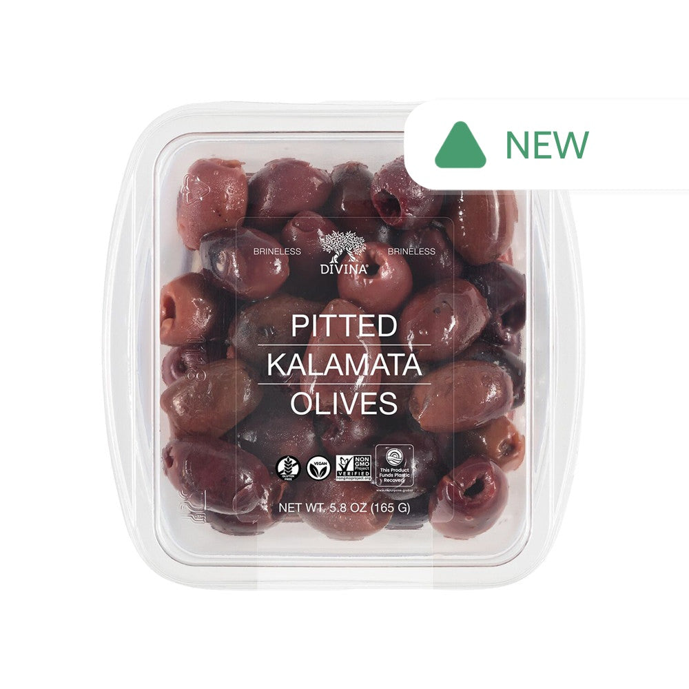 Wholesale Divina - Deli Cup - Pitted Kalamata Olives - 5.8Oz- Bulk