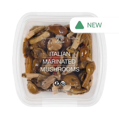 Wholesale Divina - Deli Cup - Italian Marntd Mshroms - 5.3Oz- Bulk