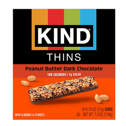 Wholesale Kind Peanut Butter Dark Chocolate Thins 7.4 Oz Box- Bulk