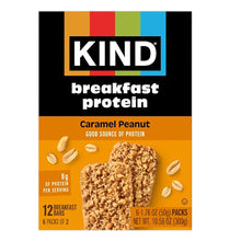 Wholesale Kind Breakfast Protein Bar Caramel Peanut Pack 5 10.58 Oz Box- Bulk