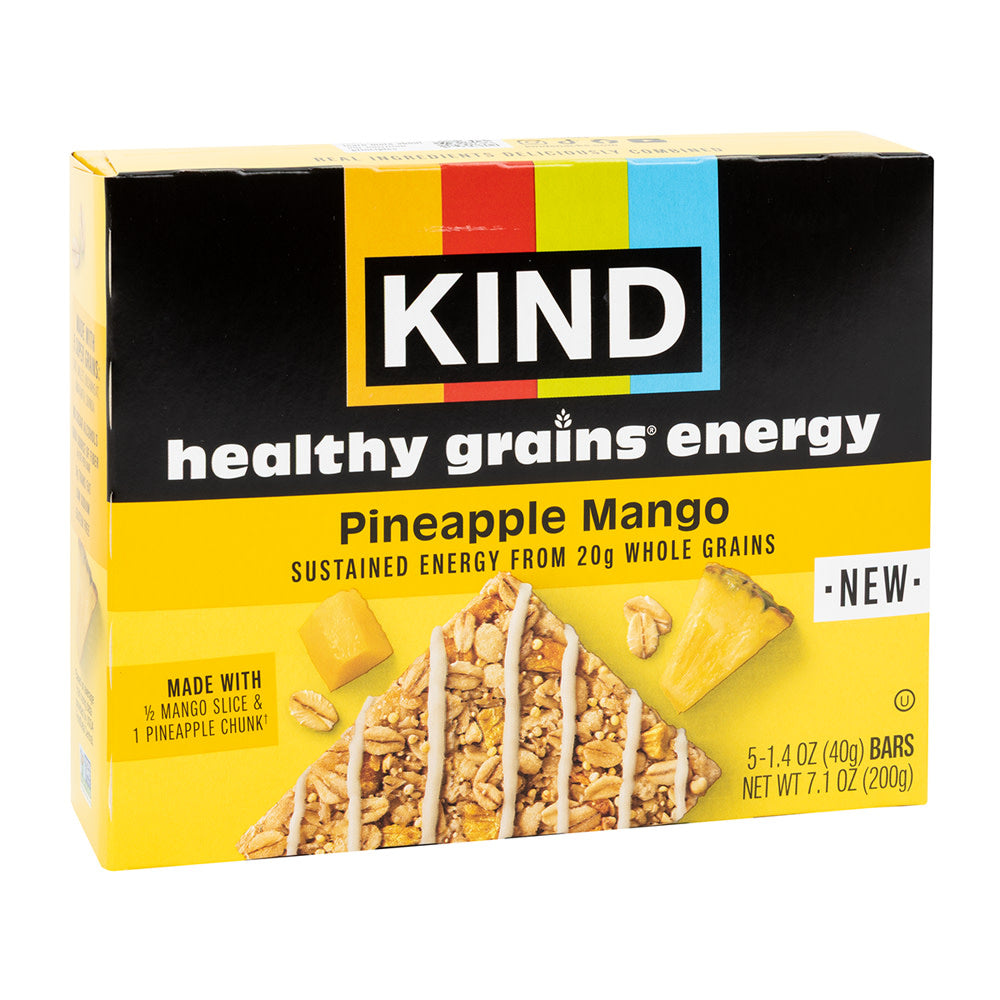 Wholesale Kind Pineapple Mango Energy Bar 7.05 Oz Box- Bulk