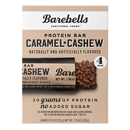 Wholesale Barebells - Cashew Bars (4Ct) - 7.76Oz- Bulk