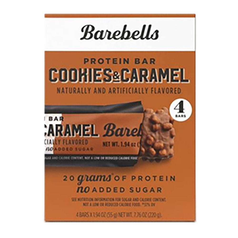 Wholesale Barebells - Cookies&Caramel Bars(4Ct) - 7.76Oz- Bulk