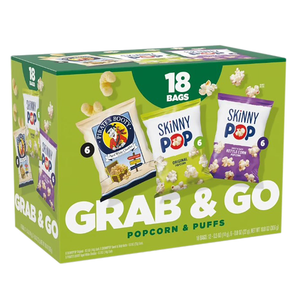 Wholesale Skinnypop&Pirate'S Booty - Multipck(18Ct) - 10.8Oz- Bulk