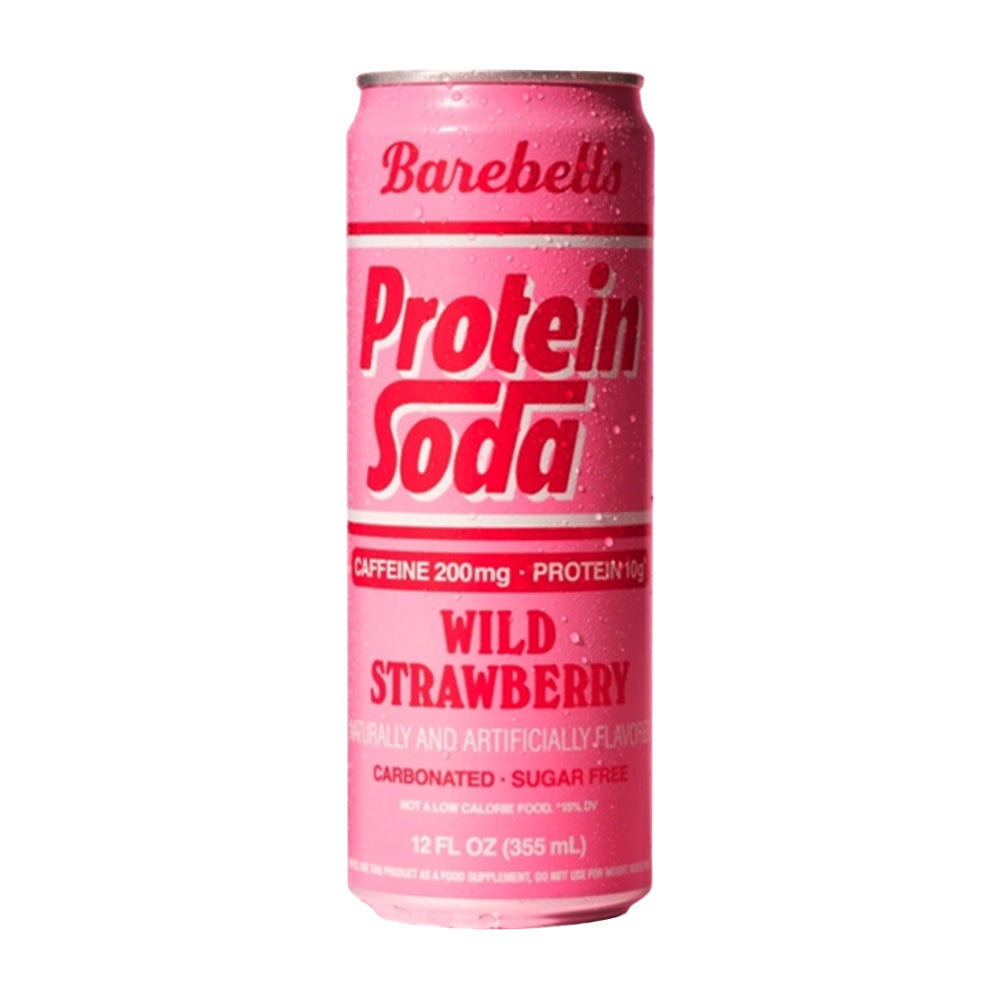 Wholesale Barebells - Wild Strawberry Protein Soda - 12Oz- Bulk