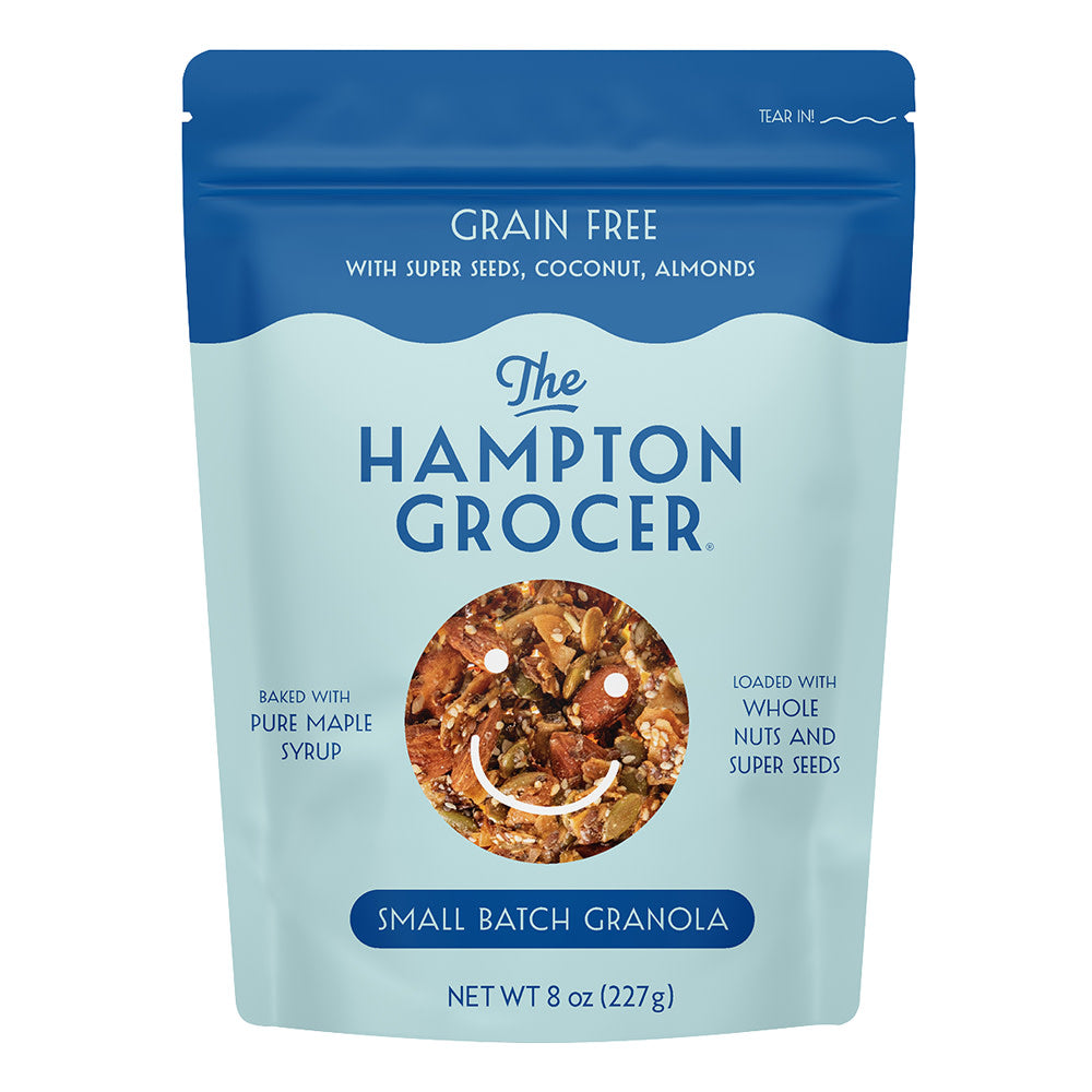 Wholesale The Hampton Grocer Organic Grain Free Maple Crunch 8 Oz Pouch- Bulk
