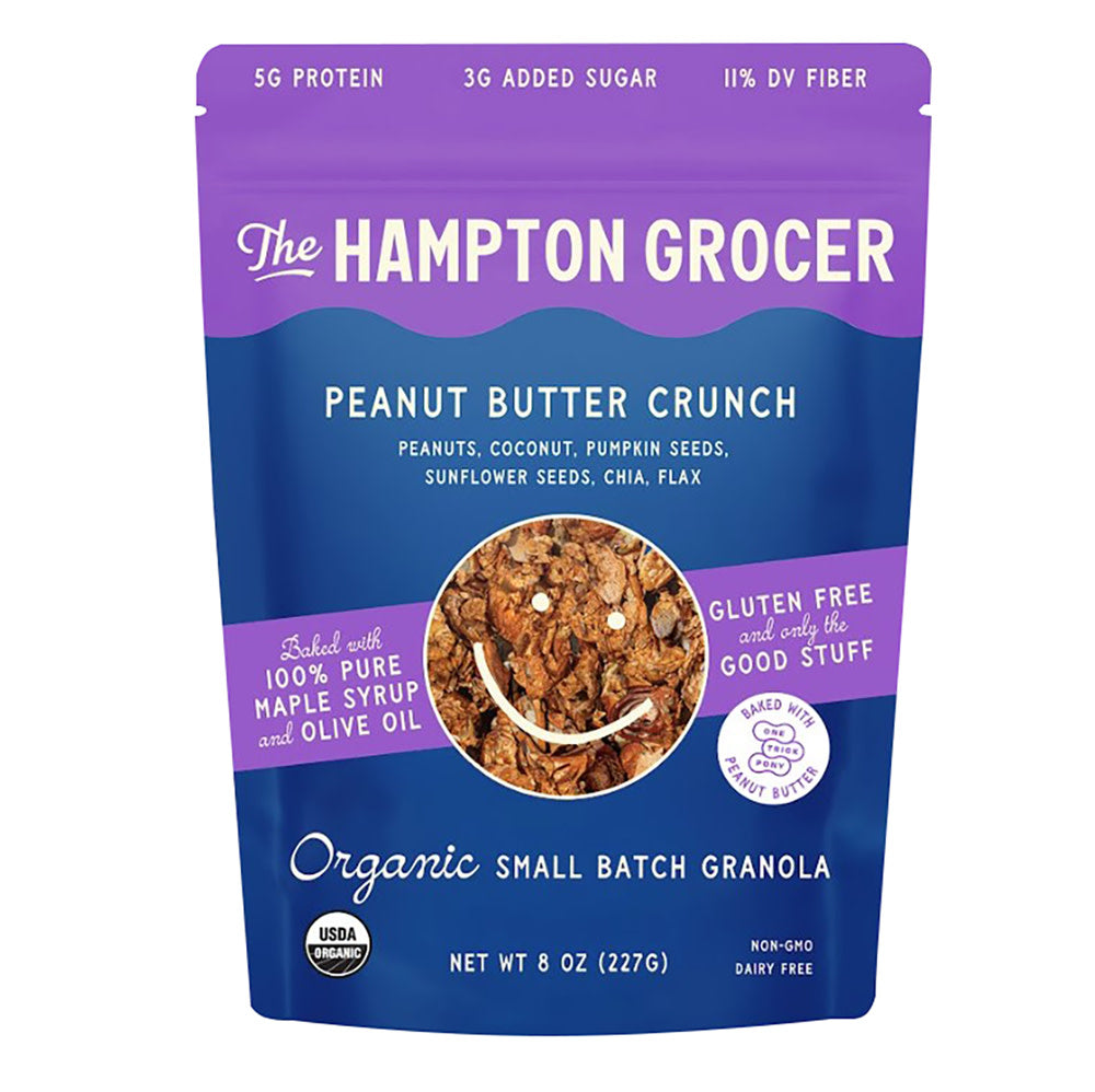 Wholesale The Hampton Grocer - Org Peanut Butter Crunch - 8Oz- Bulk