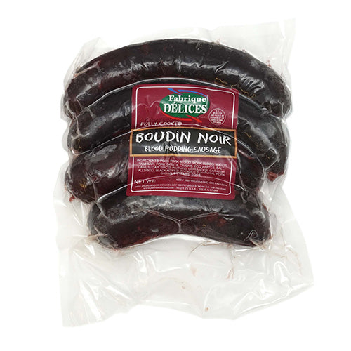 Wholesale Fabrique Delices Boudin Noir (Blood Sausage) Cooked 1lb- Bulk