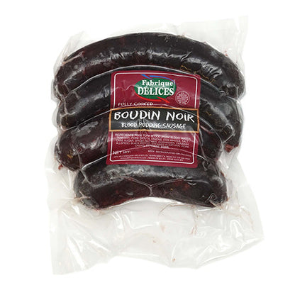 Wholesale Fabrique Delices Boudin Noir (Blood Sausage) Cooked 1lb- Bulk