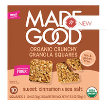 Wholesale Madegood - Crunchy Gran Sqs Sweet Cin&Ss(5Ct) - 5.3Oz- Bulk