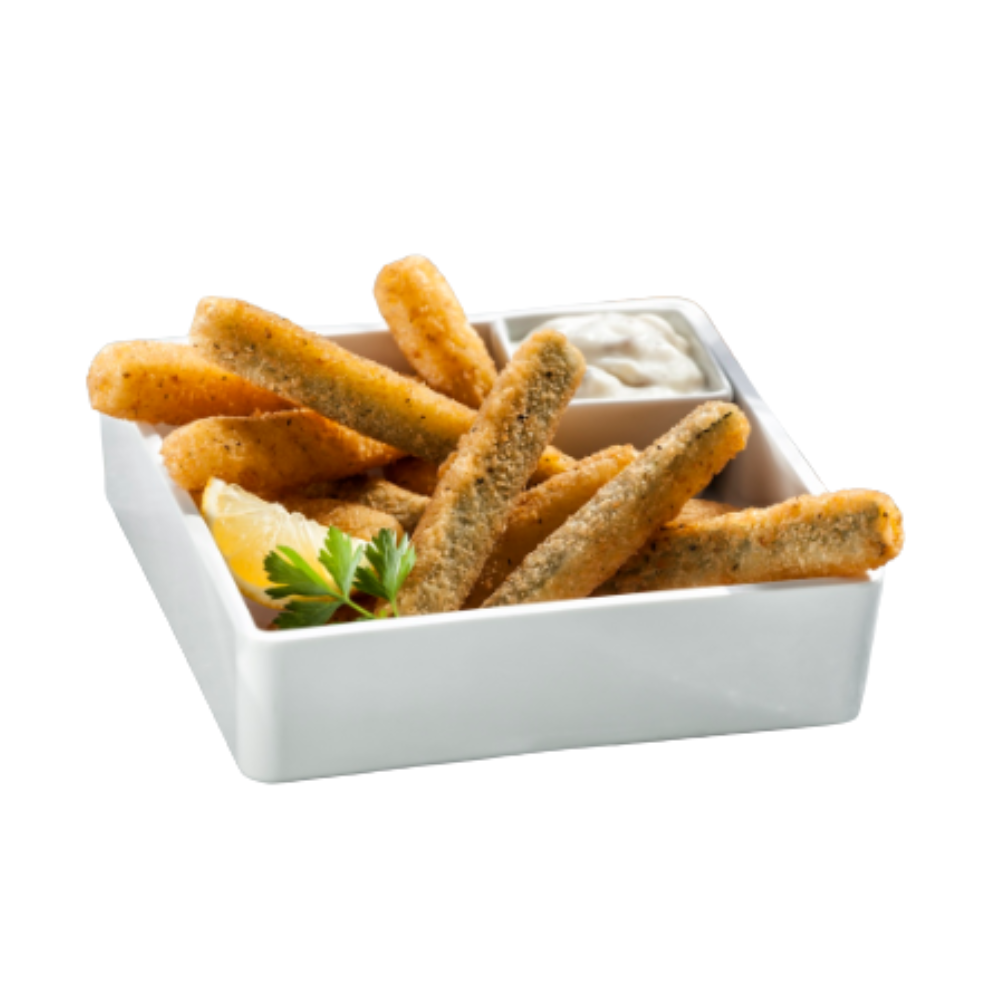 Wholesale Ae Appetizers Case Breaded Zucchini Sticks- Bulk