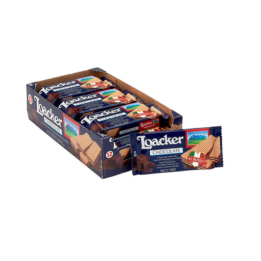 Wholesale Loacker Chocolate Classic Wafers 1.59 Oz- Bulk