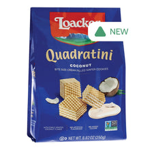 Wholesale Loacker Quadratini Coconut 8.82 Oz Bag- Bulk