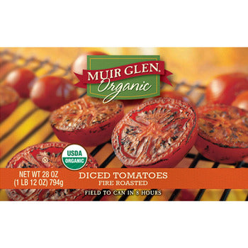 Wholesale Muir Glen Tomato Fire Rstd Diced Muir 28oz- Bulk