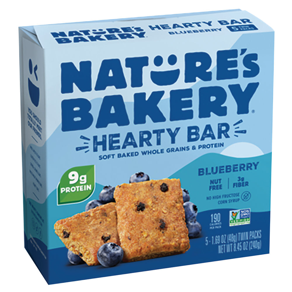 Wholesale Nature'S Bakery Blueberry Hearty Bars 8.45 Oz Box- Bulk