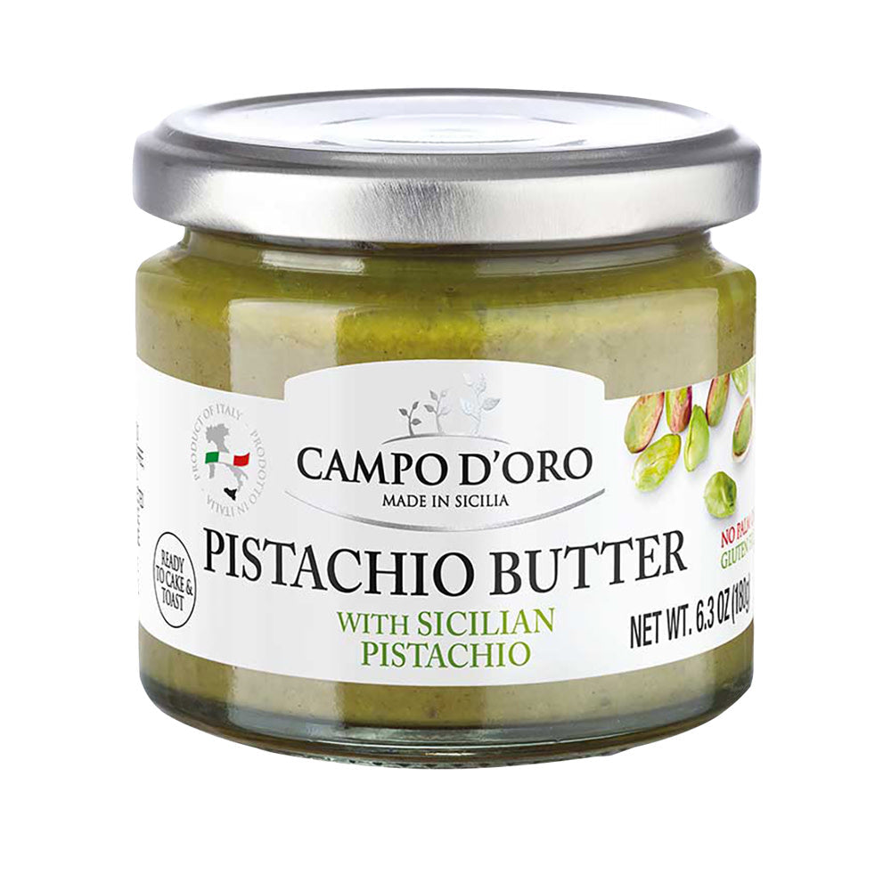 Wholesale Campo D'Oro Pistachio Butter 6.3 Oz Jar- Bulk