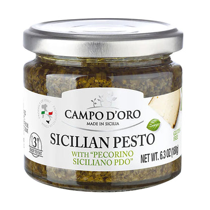 Wholesale Campo D'Oro Sicilian Pesto Sauce 6.3 Oz Jar- Bulk