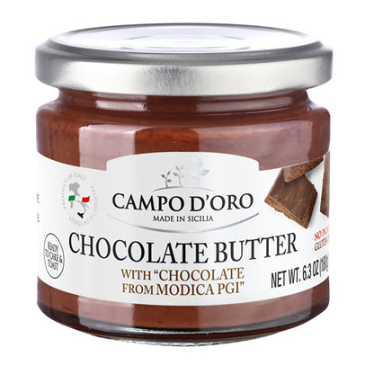 Wholesale Campo D'Oro Chocolate Butter 6.3 Oz Jar- Bulk